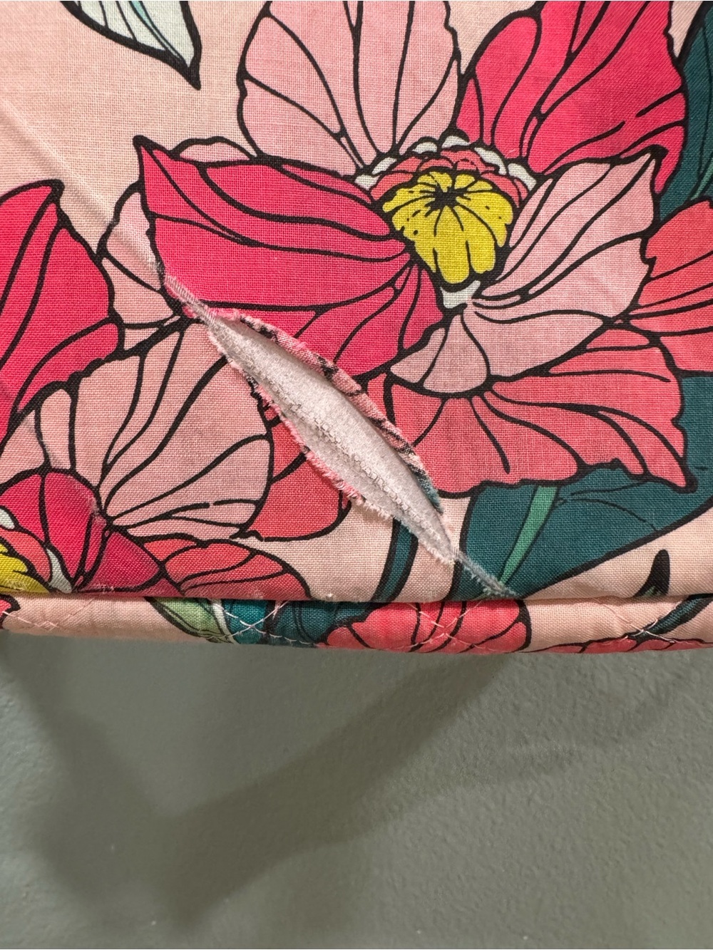 Vera Bradley Vintage Floral Quilted Backpack - Picture 4 of 5
